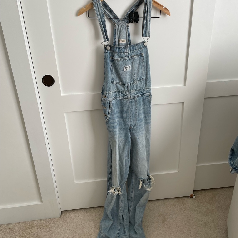 Levi's Light Blue Denim Overalls